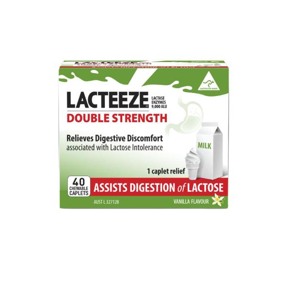 LACTEEZE DOUBLE STRENGTH CHEWABLE 40PK