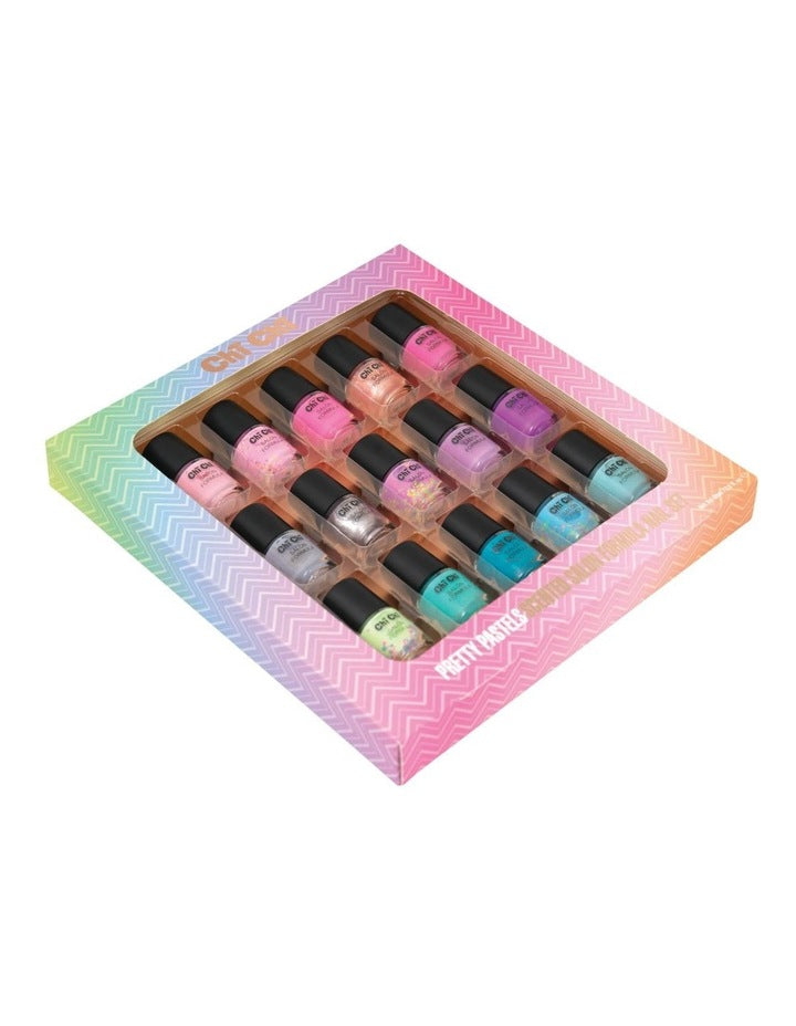 Pretty Pastels 15 Piece Nail Polish Set