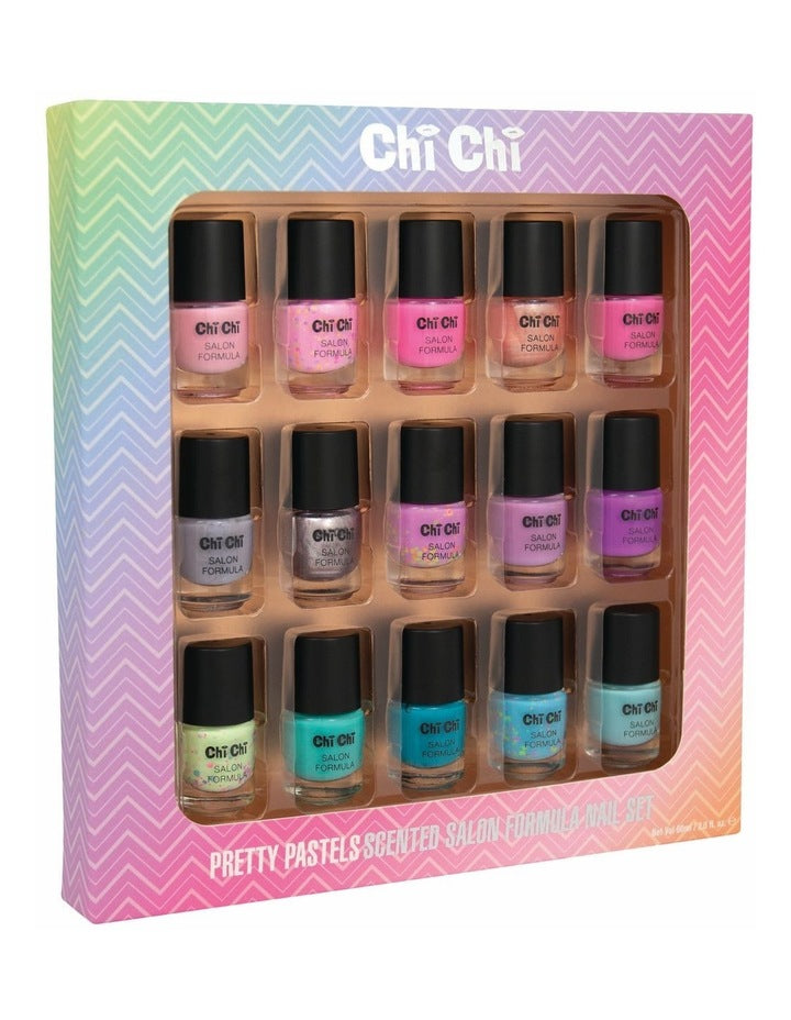 Pretty Pastels 15 Piece Nail Polish Set