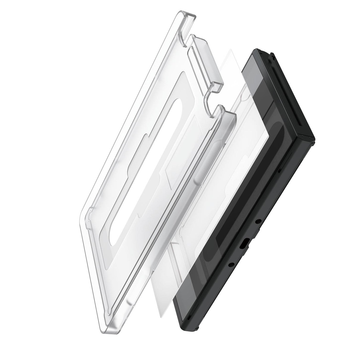 Powerwave Glass Screen Protector with Alignment Tray for Nintendo Switch OLED