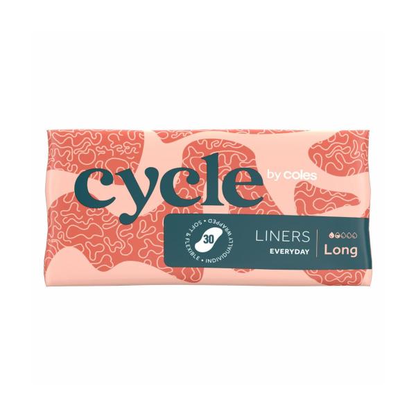 CYCLE BY COLES LINERS LONG 30 PACK
