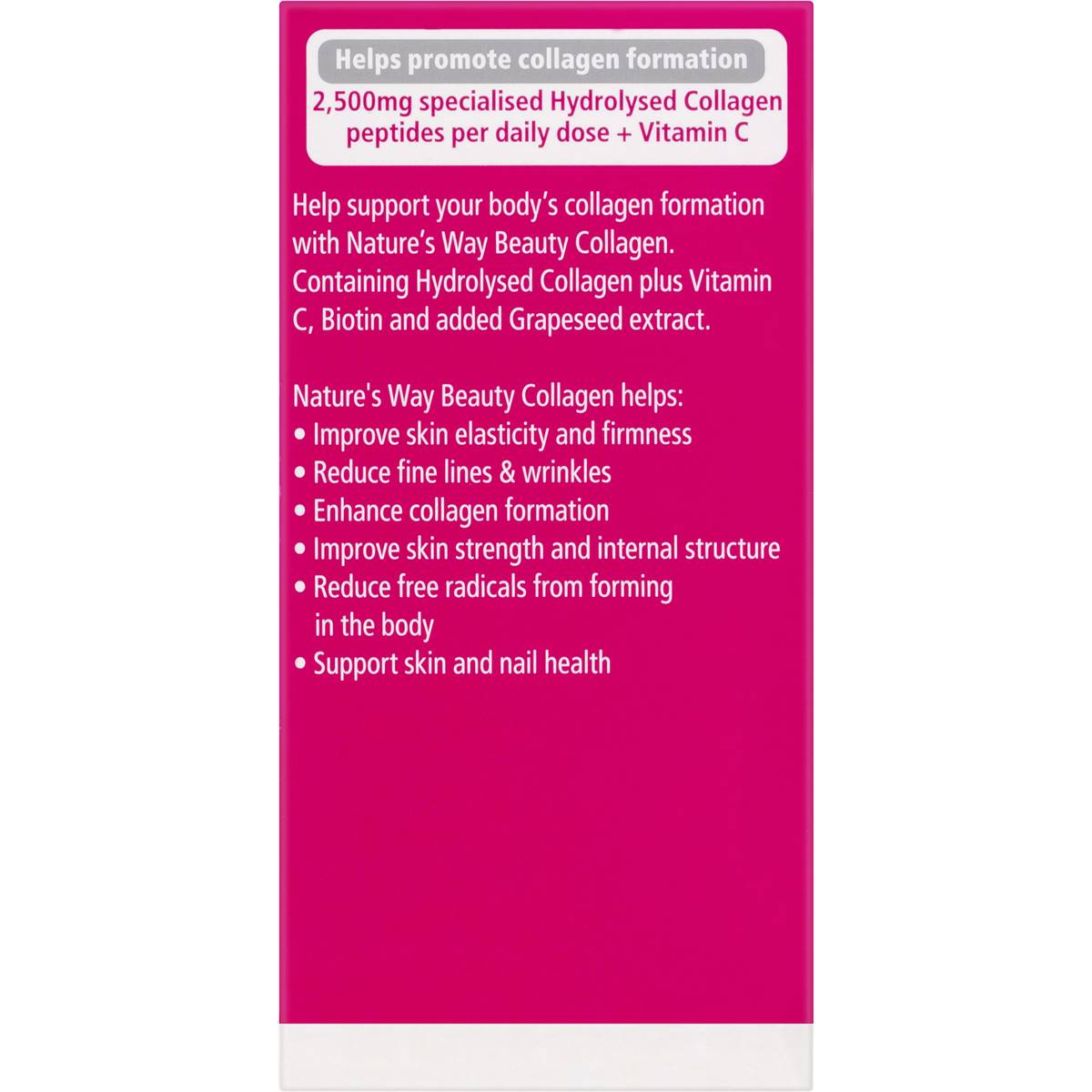 Nature's Way Beauty Collagen Tablets 60 pack