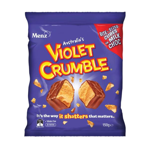 MENZ VIOLET CRUMBLE BAG 150G