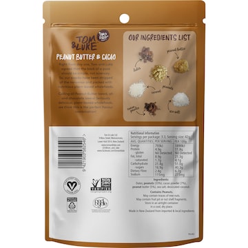 Tom & Luke Snacka Balls Peanut Butter & Cacao 140g