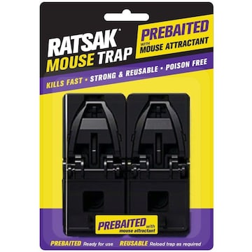 Ratsak Pre-Baited Mouse Trap 2 pack