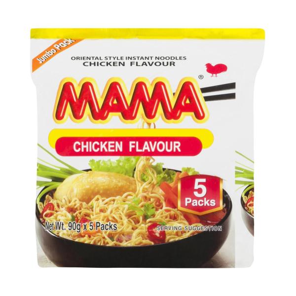 MAMA NOODLE CHICKEN 5PACK 450G