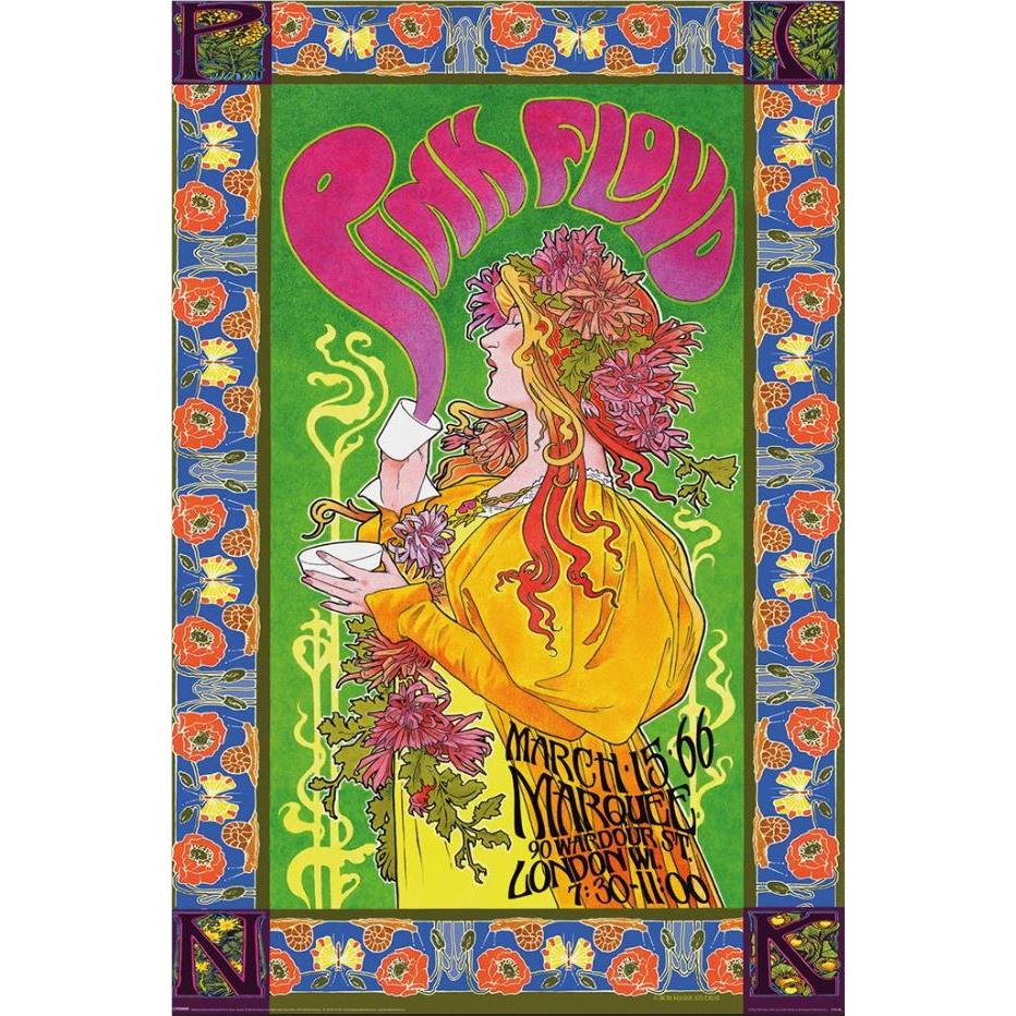 Pink Floyd - 1966 Tour Poster