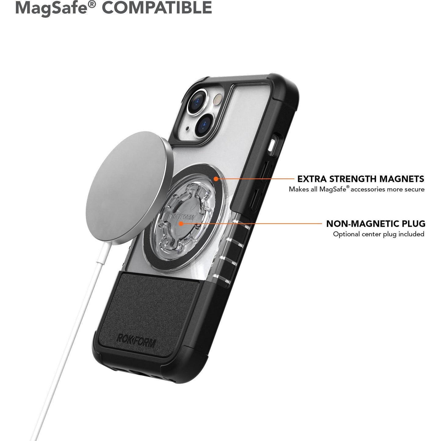 Rokform Crystal Case for iPhone 14/13 (Clear)