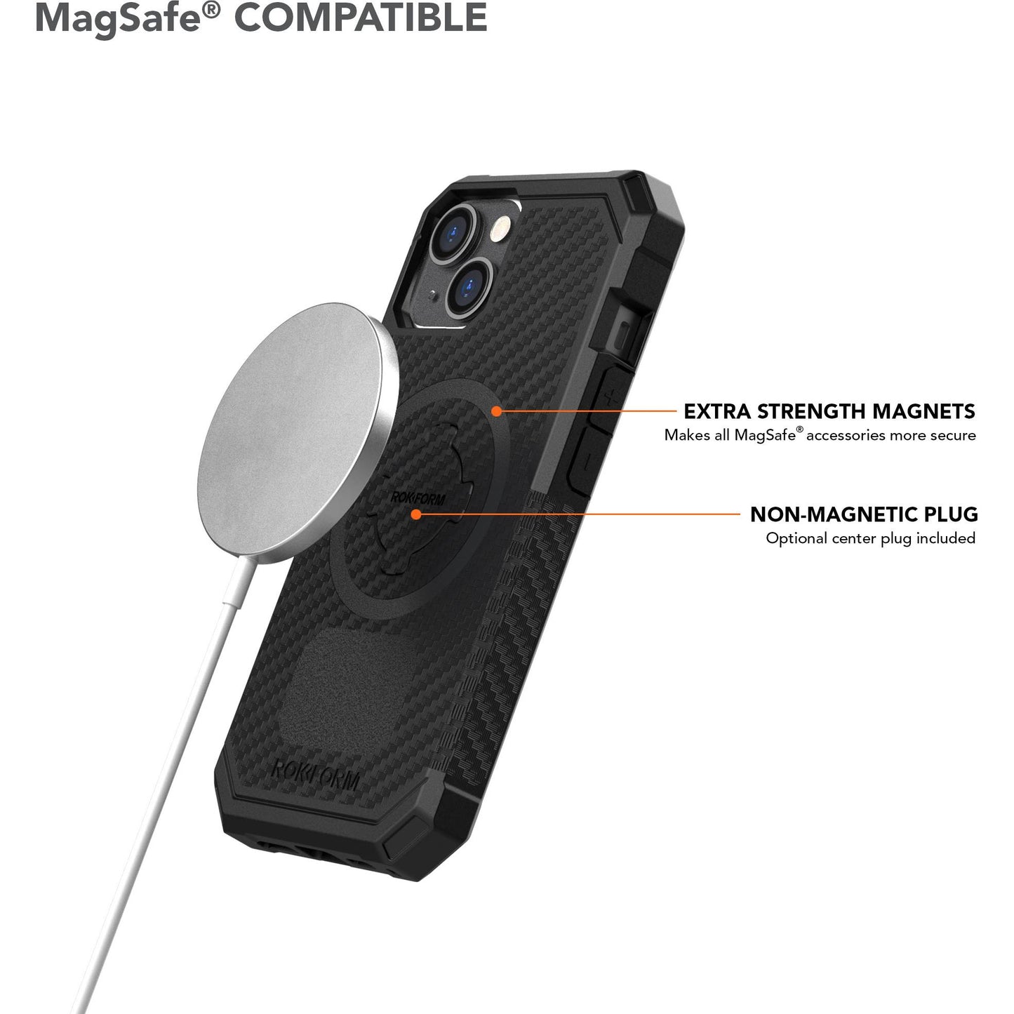 Rokform Rugged Case for iPhone 14/13 (Black)