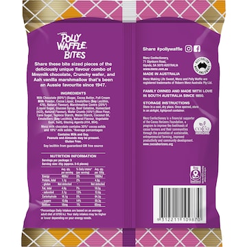 Menz Polly Waffle Bites 125g