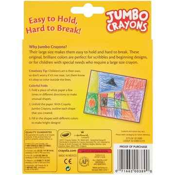 Crayola Jumbo Crayons 8 pack