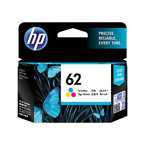 HP 62 Tri-colour Original Ink Cartridge