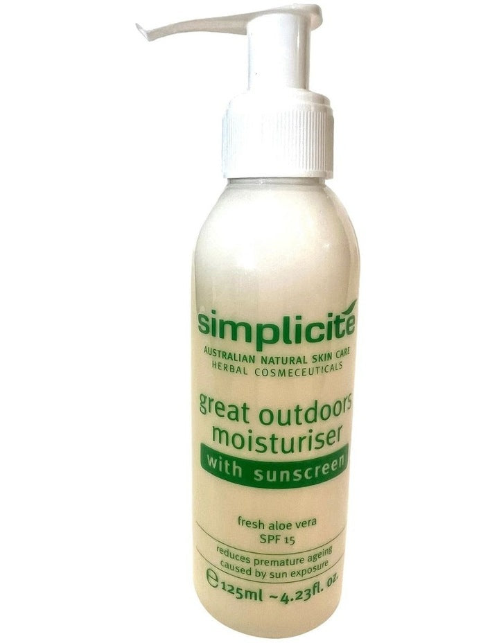Great Outdoors Moisturiser with Sunscreen SPF15 125ml