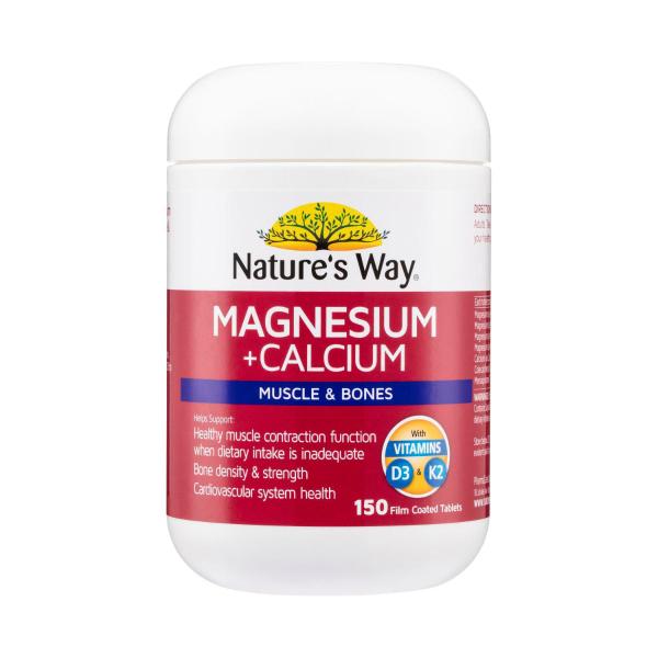 NATURE'S WAY MAGNESIUM + CALCIUM BONES 150PK