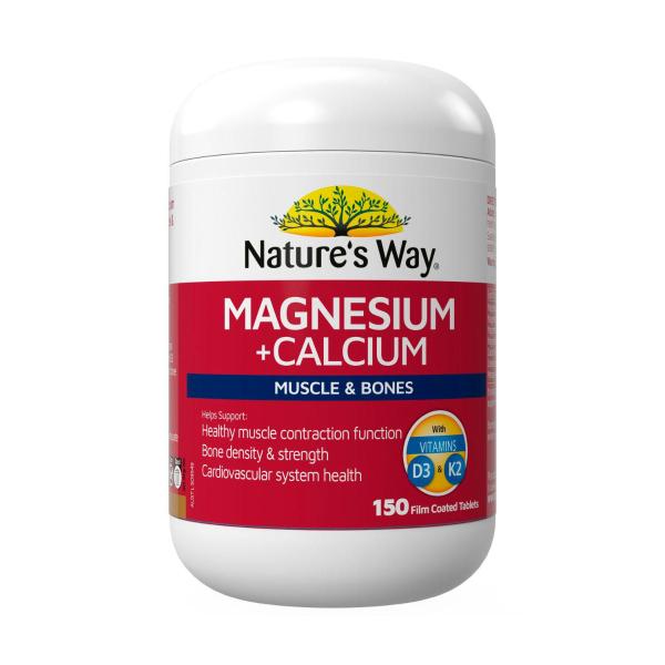 NATURE'S WAY MAGNESIUM + CALCIUM BONES 150PK