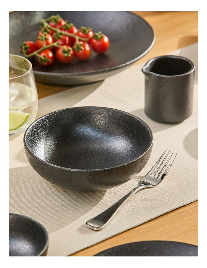 Caviar Coupe Bowl 19cm in Black