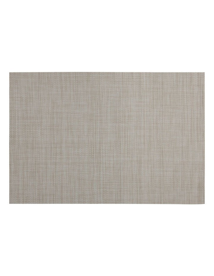 Placemat Crosshatch 45x30cm in Taupe