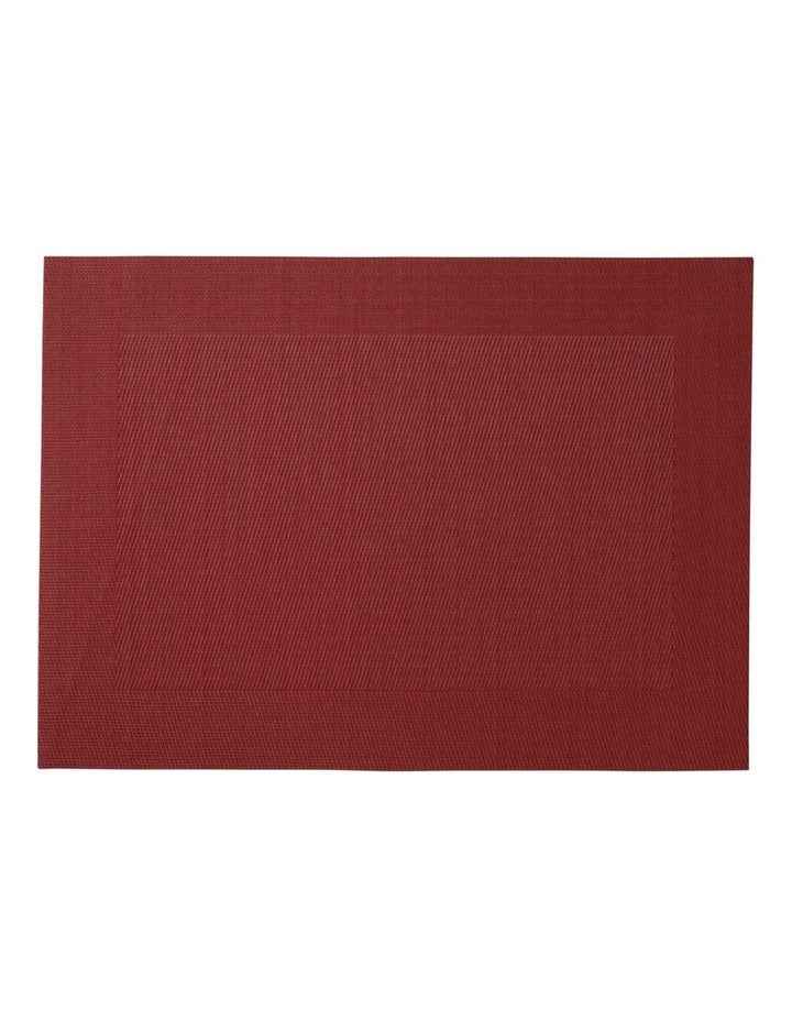 Wide Border Placemat 45x30cm in Red