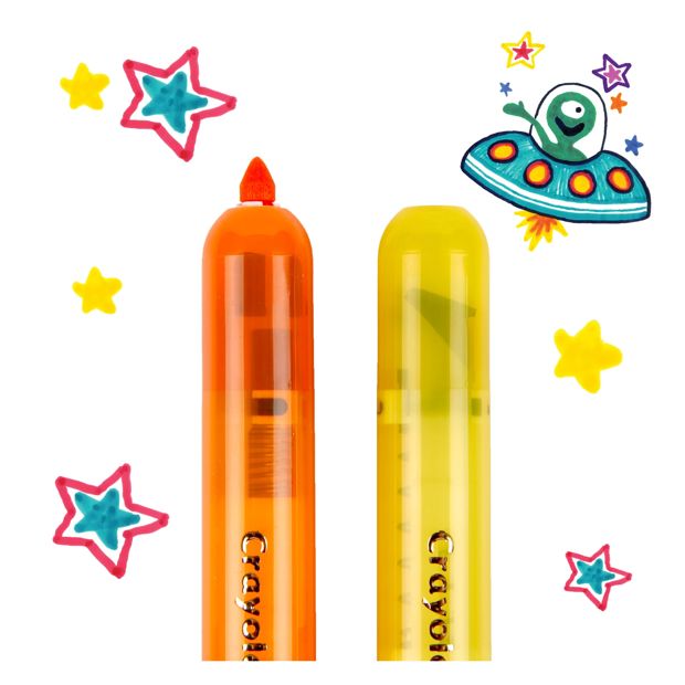 Crayola Clicks 10 Pack Retractable Markers