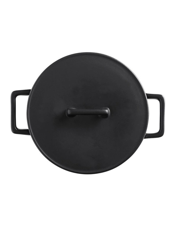 Round Casserole 1.3L in Black