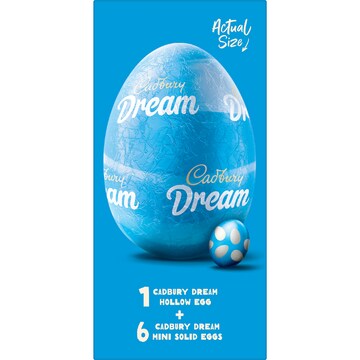 Cadbury Dream White Chocolate Easter Egg Gift Box 155g