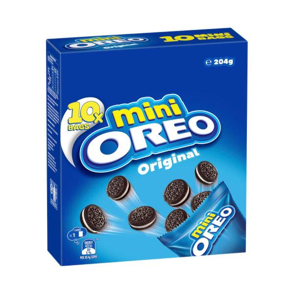 OREO MULTIPACK ORIGINAL MINI COOKIES:.:204 GRAM