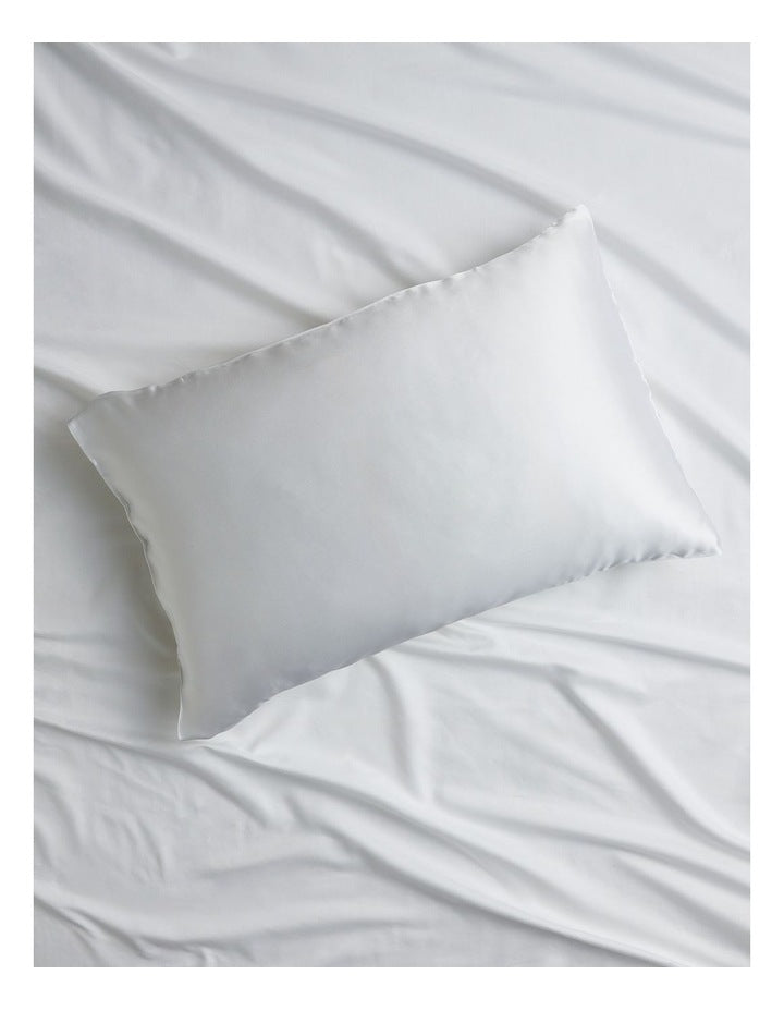 Luxe Silk Pillowcase in White