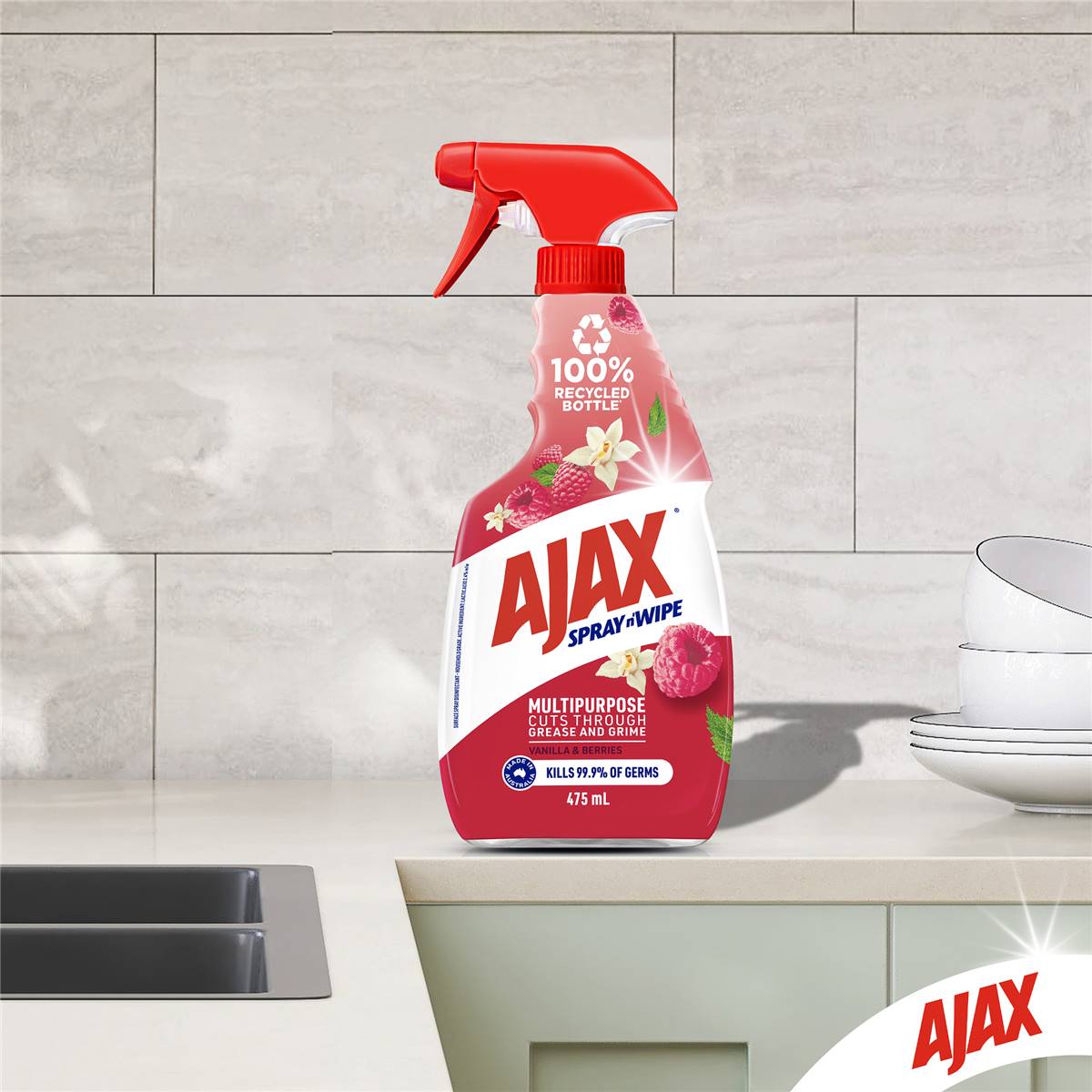 Ajax Spray n Wipe Divine Blends Cleaner Trigger 475ml