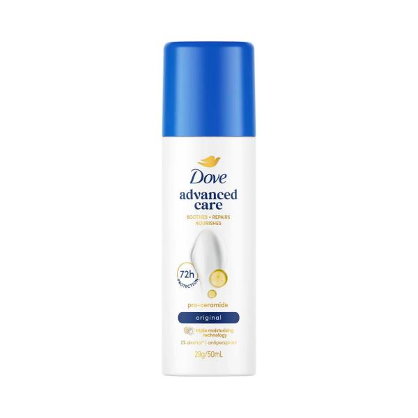 DOVE WOMEN DEODORANT 48HR AEROSOL ORIGINAL TRAVEL PACK 50ML