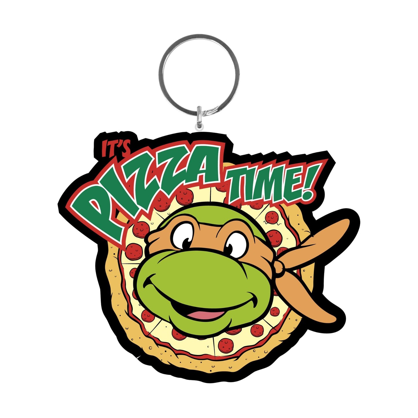 Teenage Mutant Ninja Turtles - Pizza Time Keyring