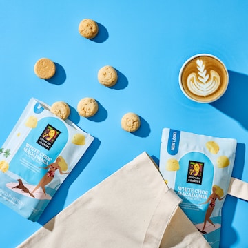 Byron Bay Cookies White Choc Macadamia Cookie Bites 100g