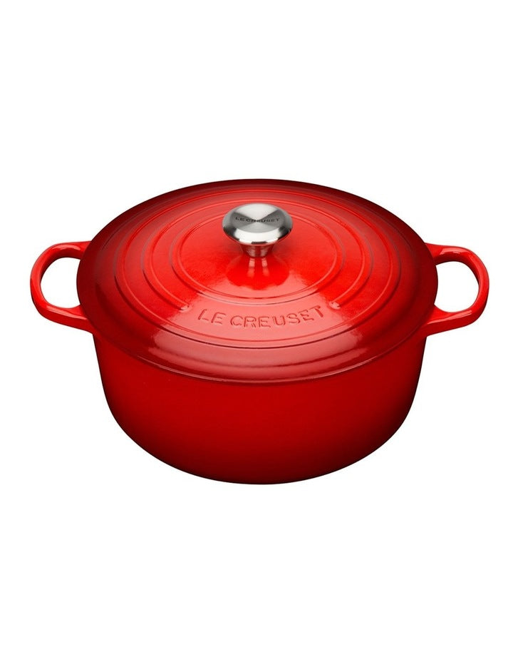 Signature Round Casserole 20cm in Cerise