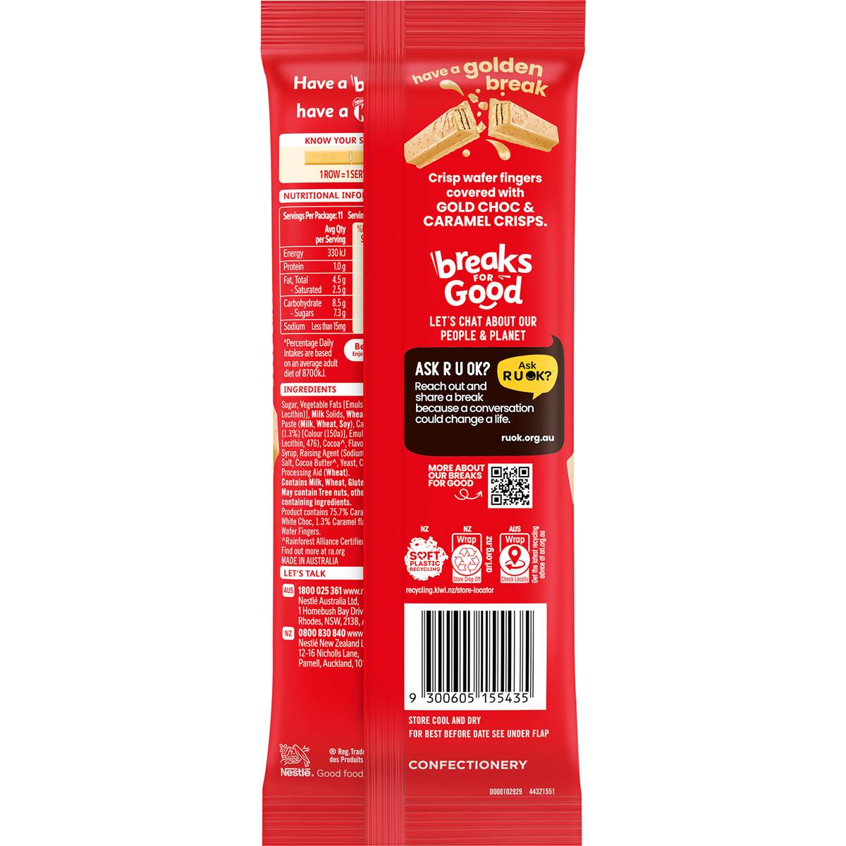 KitKat Gold Crush Block 160g