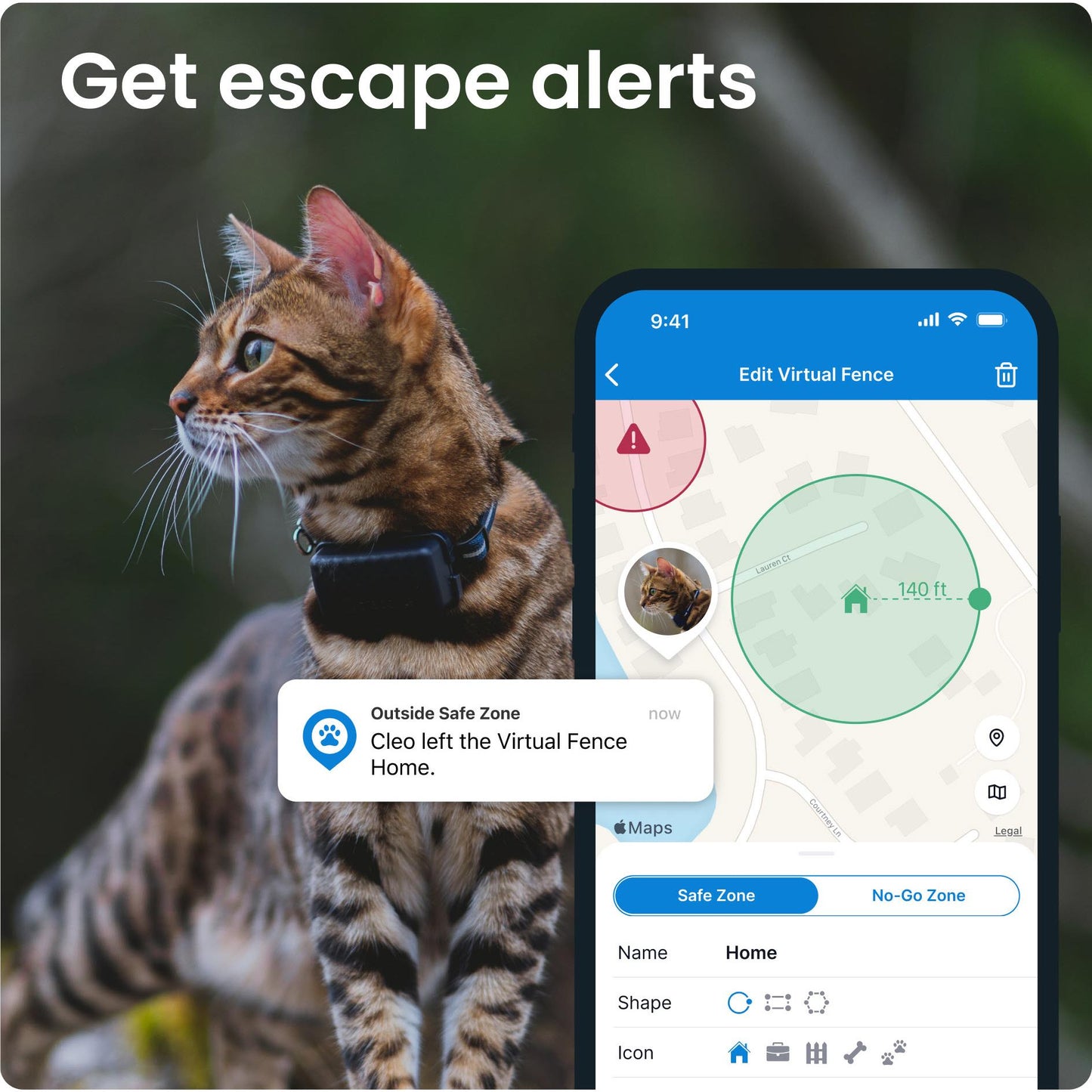Tractive Mini GPS Tracker Cat 4 (Midnight Blue)