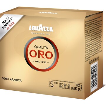 Lavazza Qualità Oro Ground Coffee 250g x 4 pack