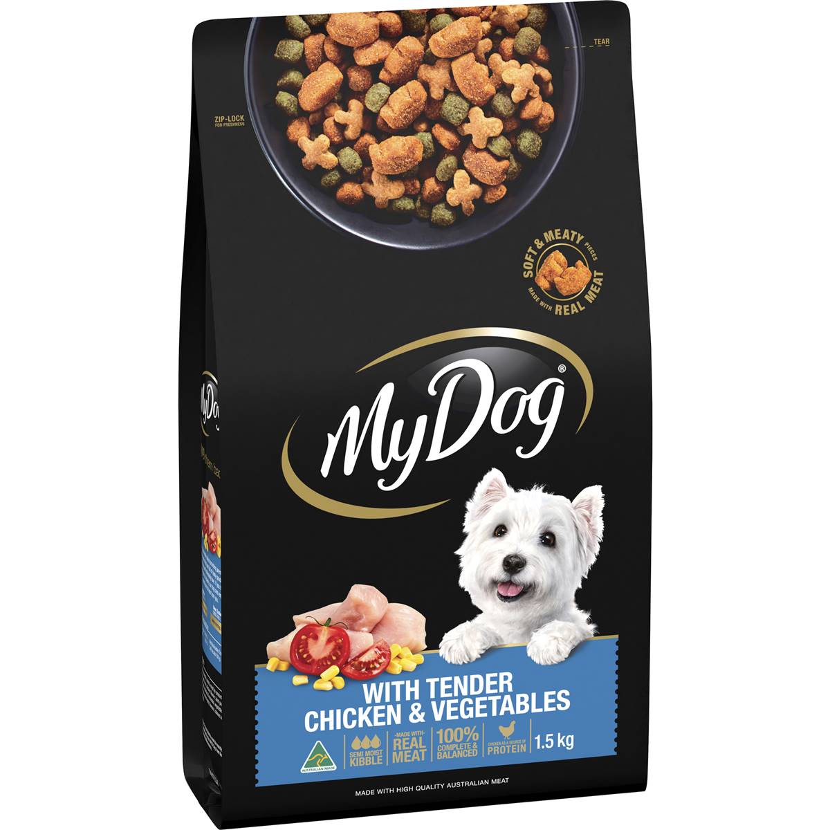 My Dog Dry Dog Food with Tender Chicken & Vegetables 1.5kg