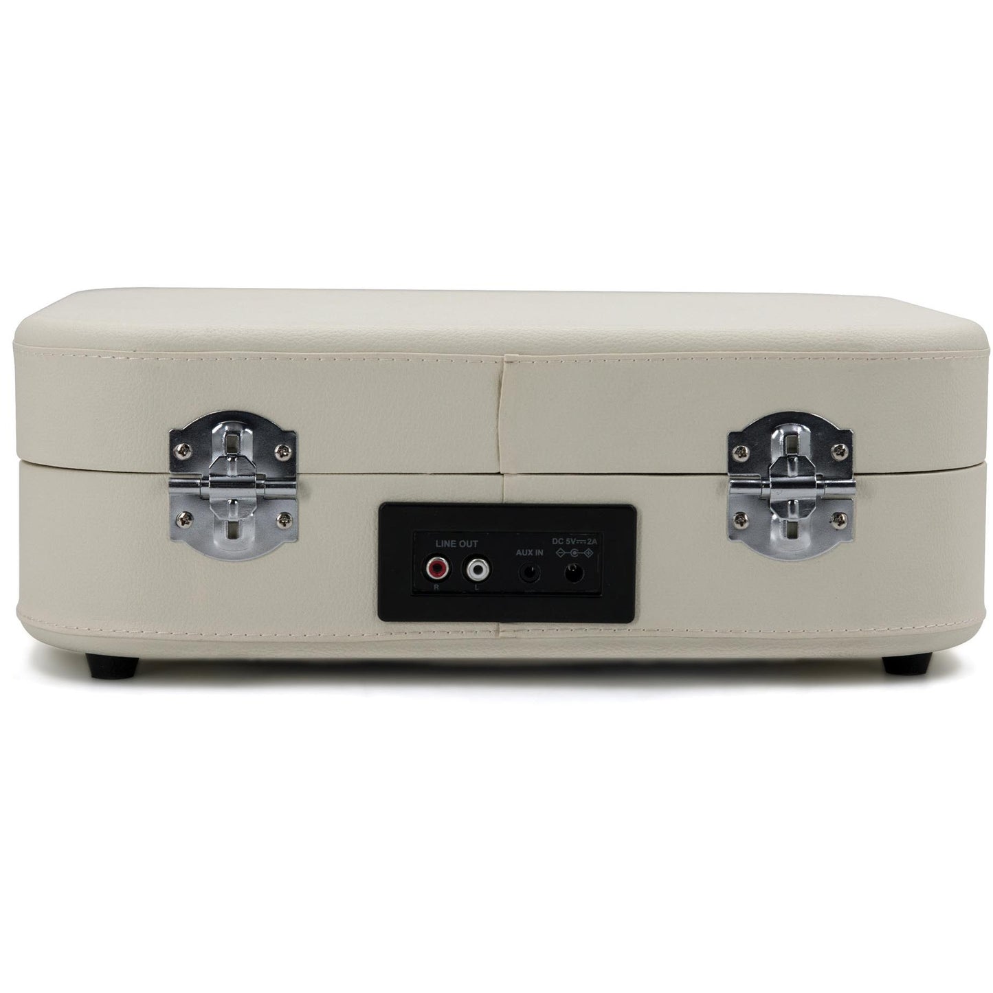 Flea Market Premium Suitcase Turntable Player (Cream)