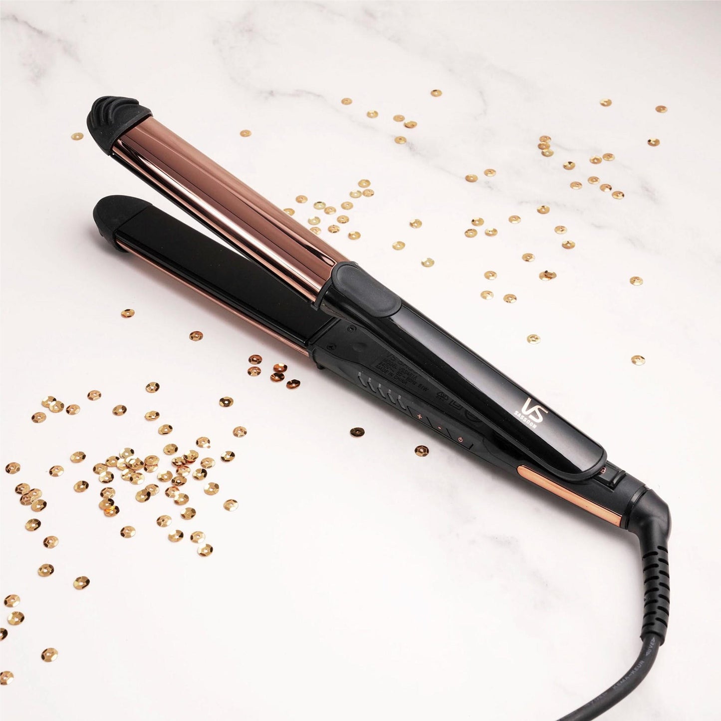 VS Sassoon Straight & Curl Brilliance Hair Straightener