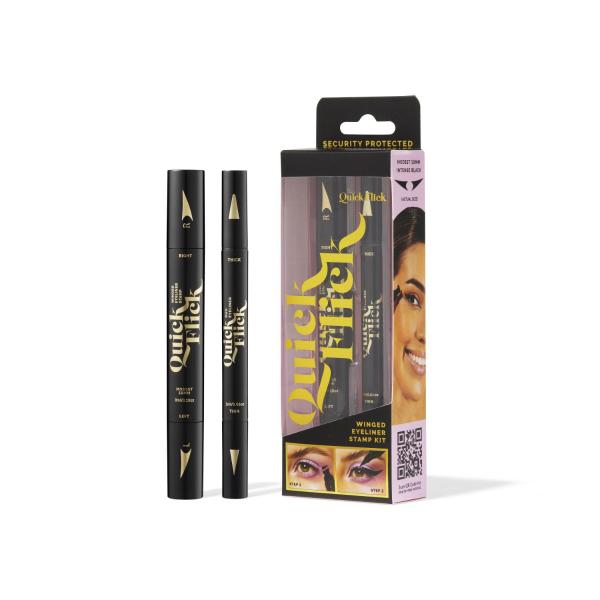 Winged Eyeliner Stamp Intense Black Modest 10mm