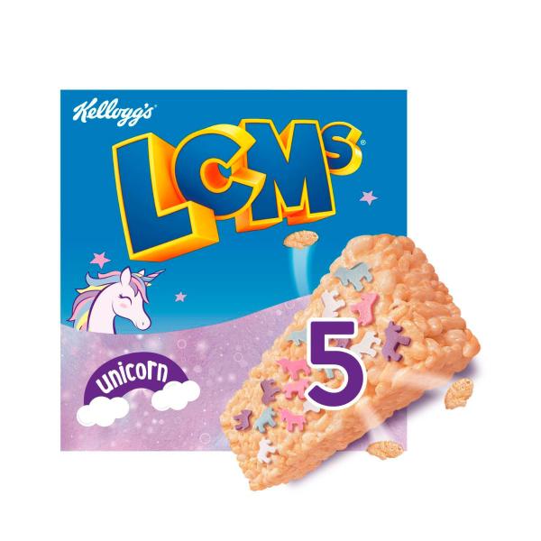 KELLOGG'S LCMS RICE BUBBLES UNICORN 5 PACK 100G