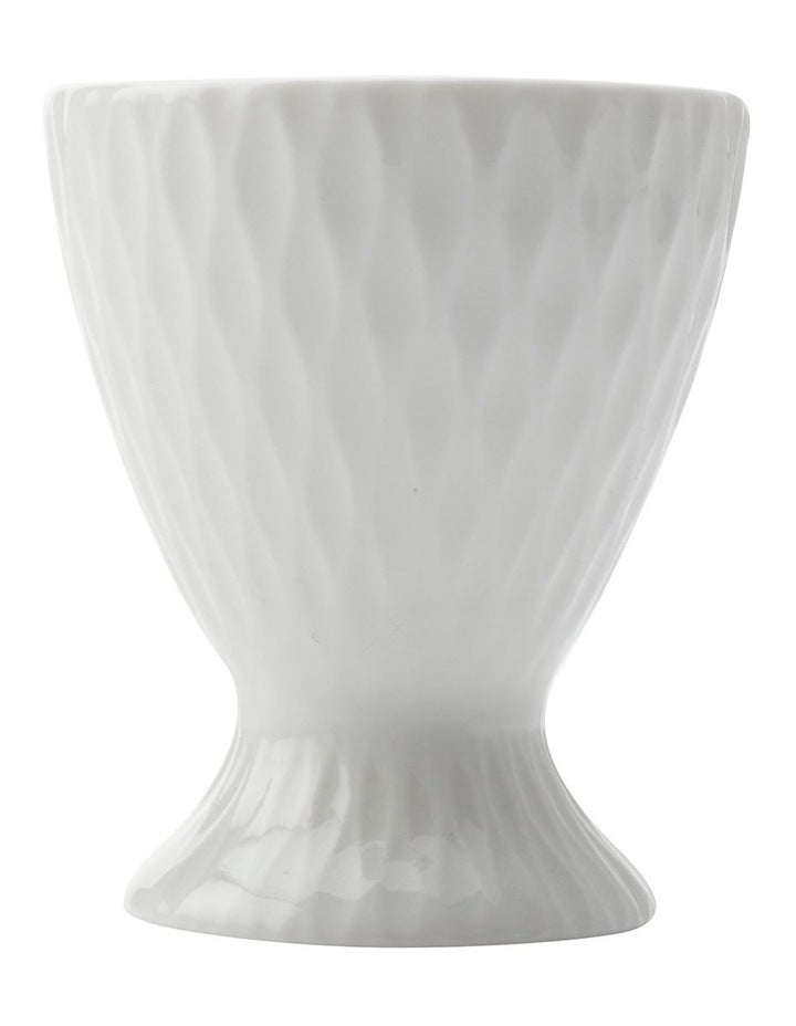 White Basics Diamonds Egg Cup in White