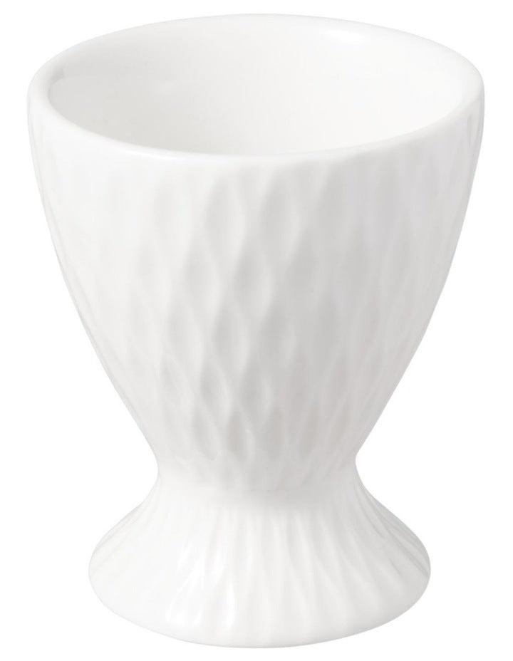 White Basics Diamonds Egg Cup in White