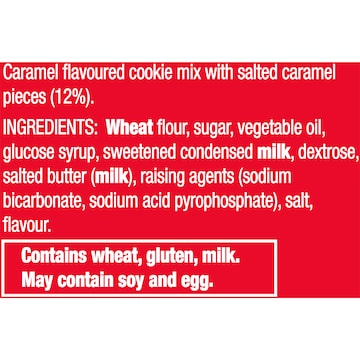 Betty Crocker Salted Caramel Cookie Mix Limited Edition 400g