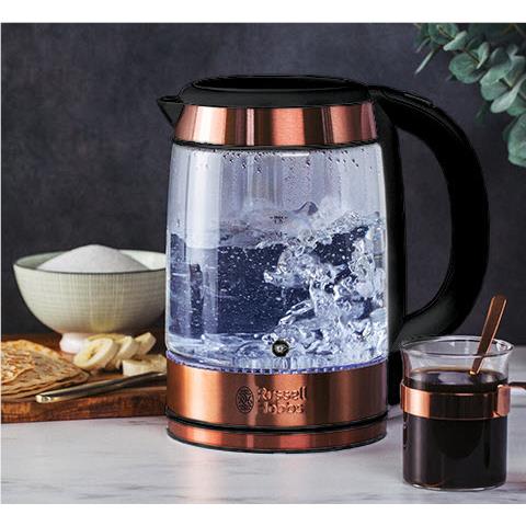 Russell Hobbs Brooklyn Glass Kettle (Copper)