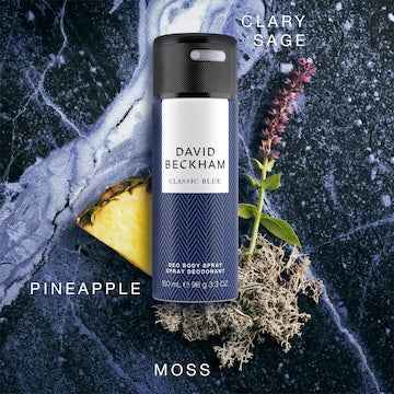 David Beckham Classic Blue Deodorant Body Spray 150mL