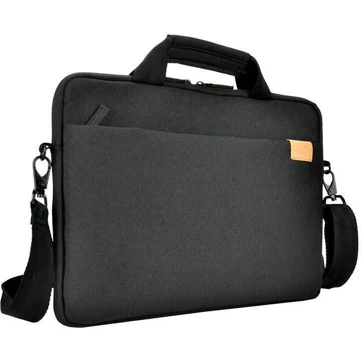 XCD Recycled 13.3" Slimline Laptop Briefcase Bag V2 (Black)