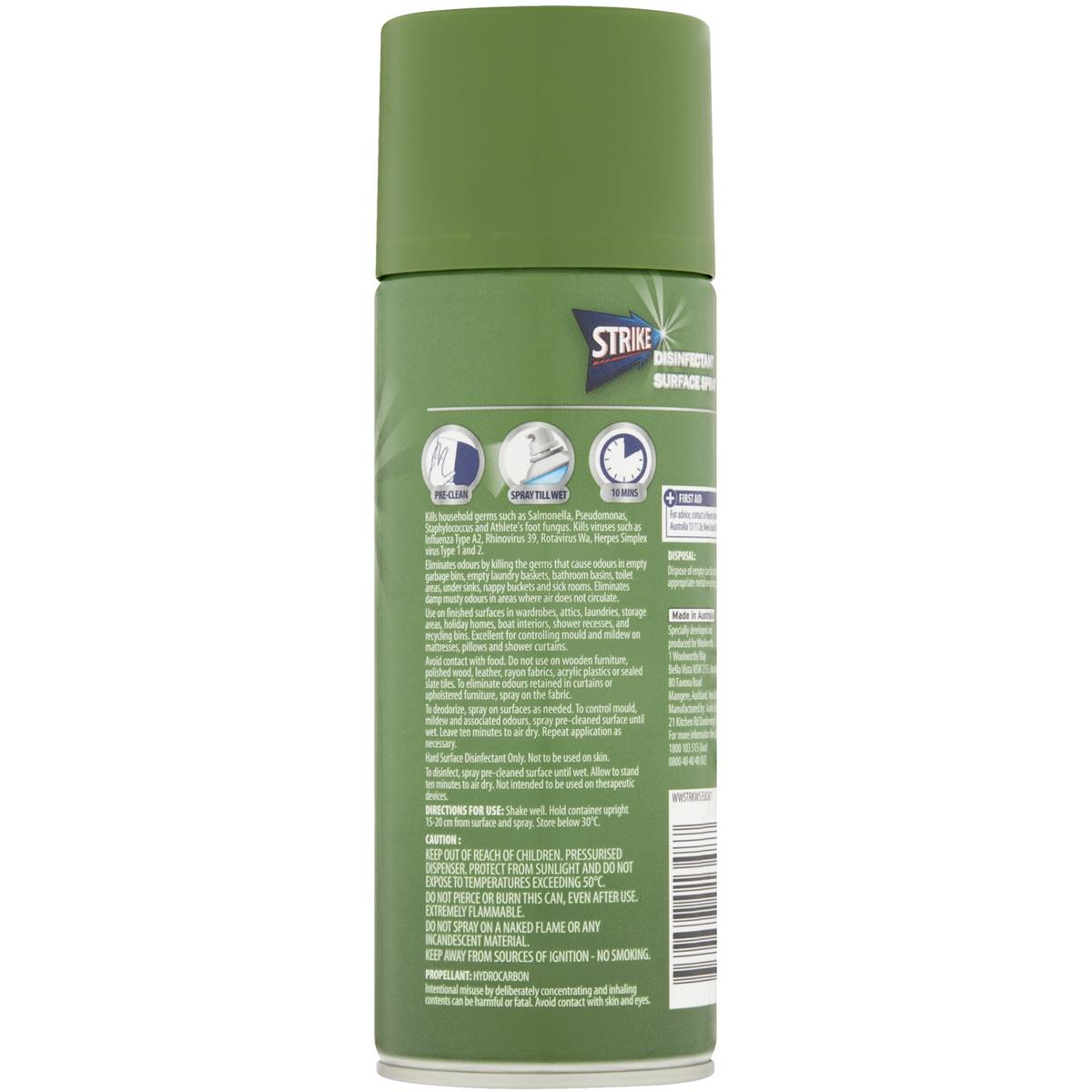 Strike Disinfectant Spray Eucalyptus 300g