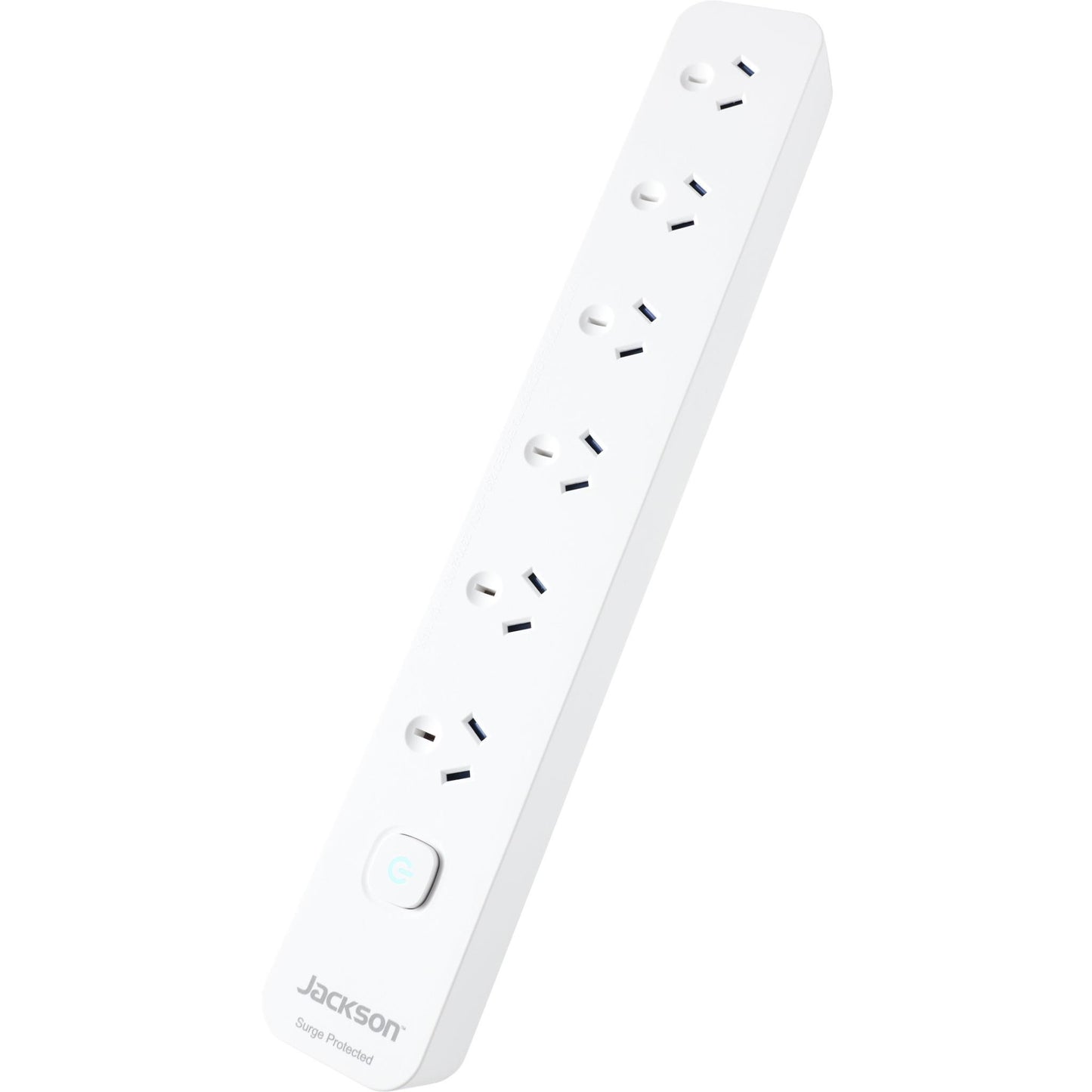 Jackson 6 Way Surge Protected Powerboard