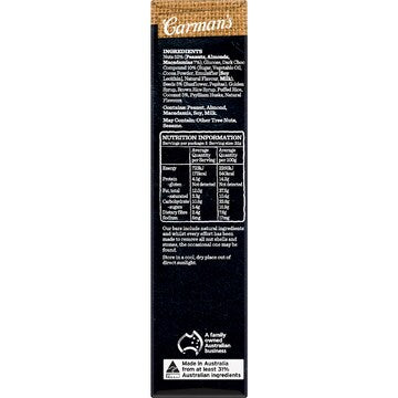 Carman's Nut Bars Dark Chocolate Coconut & Macadamia 5 pack