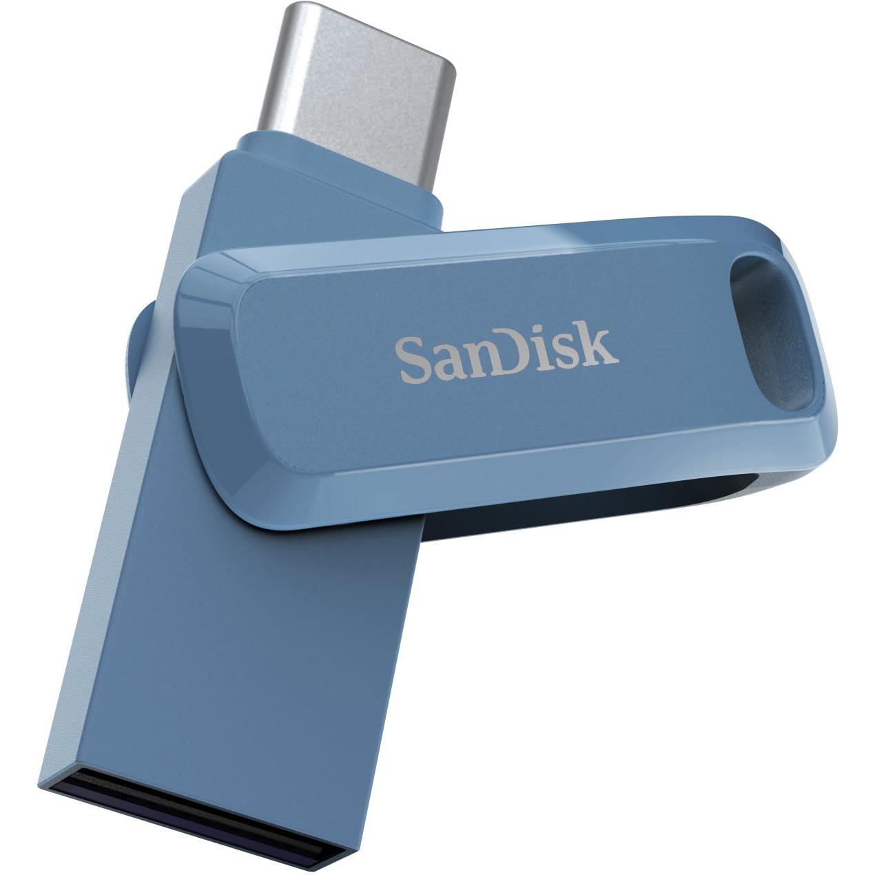 SanDisk Ultra Dual Drive Go USB Type C 64GB Flash Drive(Blue)